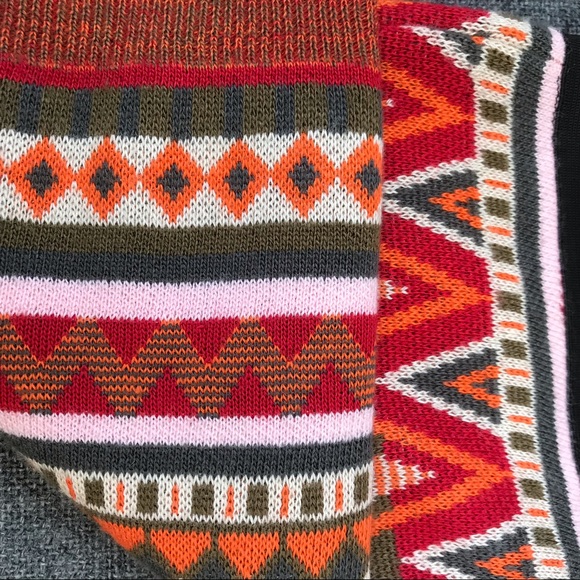 Aztec Geometric Mini Sweater Skirt - Picture 3 of 5